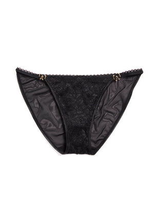 Pearly Eye Bikini Black Panties Underwear By Wings Intimates