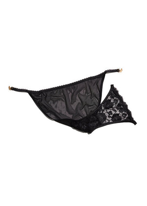 Pearly Eye Bikini Black Panties Underwear By Wings Intimates