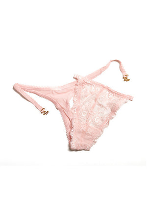 Mariposa Thong Blush Panties Underwear By Wings Intimates