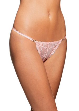 Mariposa Thong Blush Panties Underwear By Wings Intimates