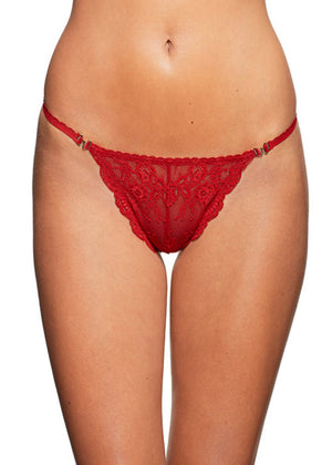 Mariposa Thong Red Panties Underwear By Wings Intimates