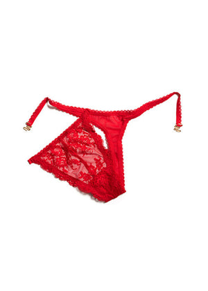 Mariposa Thong Red Panties Underwear By Wings Intimates