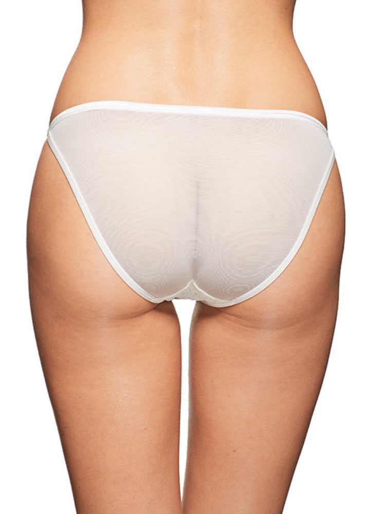Pearly Eye Bikini White Panties - Wings Intimates