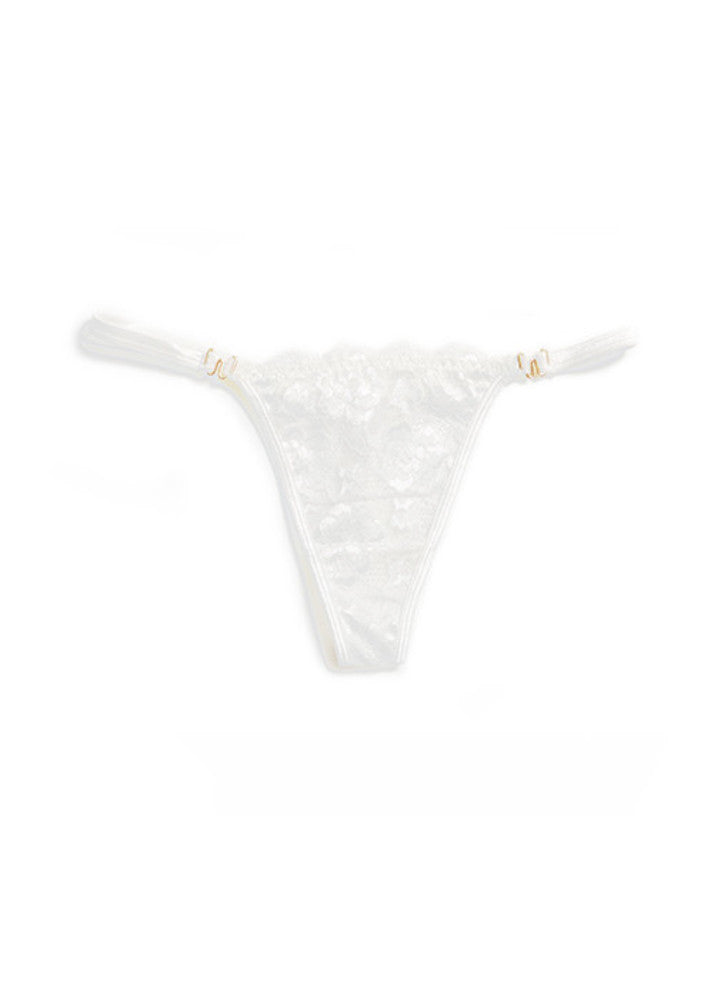 Pearly Eye Bikini White Panties - Wings Intimates